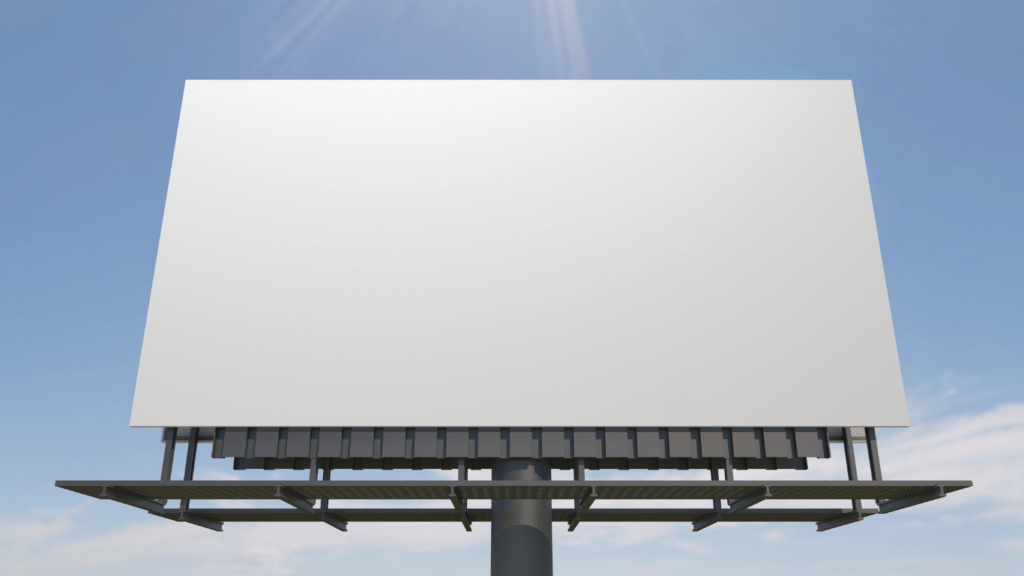 billboard sign 3d