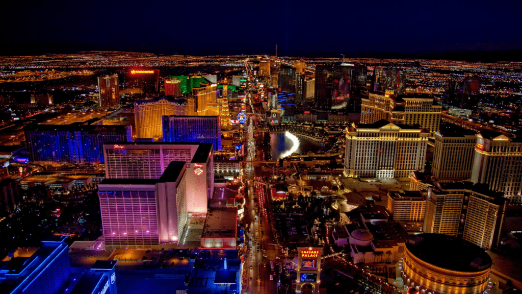 las vegas at night