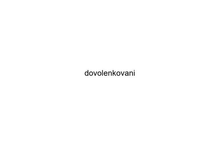 dovolenkovani