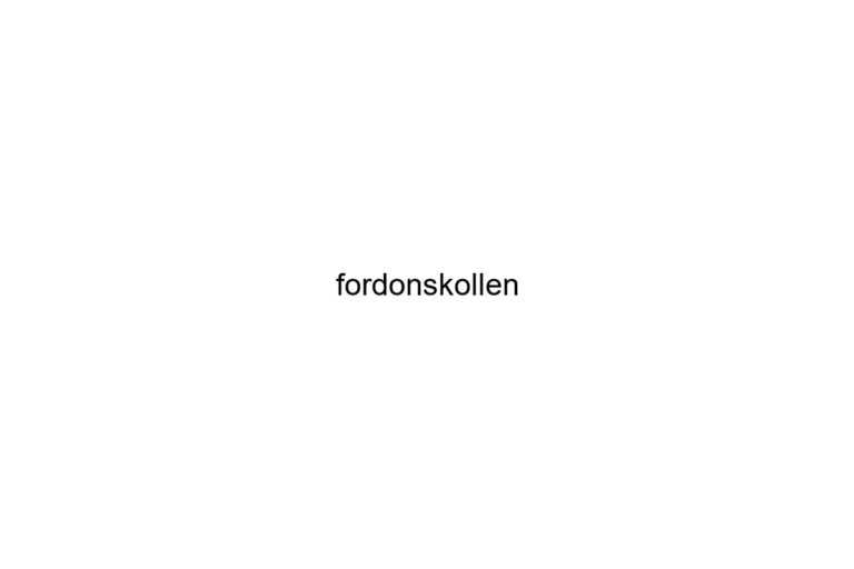 fordonskollen