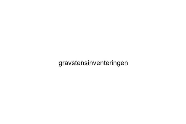 gravstensinventeringen