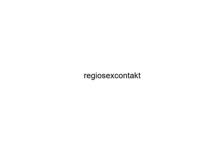 regiosexcontakt