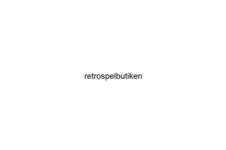 retrospelbutiken