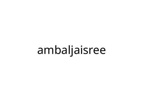 ambaljaisree