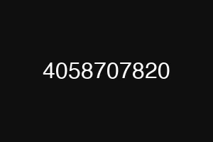 4058707820