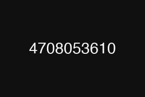 4708053610